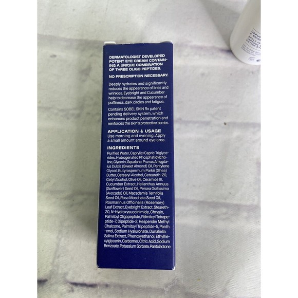 Sobel Skin Rx Triple Oligo Peptide Eye Cream Depuff Smooth Brighten 0.5oz NEW - Picture 5 of 6